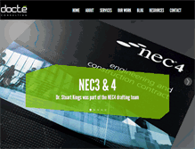 Tablet Screenshot of docteconsulting.com